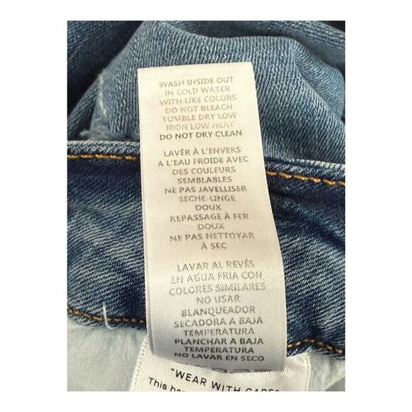 Good American Good Legs Distressed Women’s Plus Sized 26 Crop‎ Ankle Jeans - Picture 6 of 8